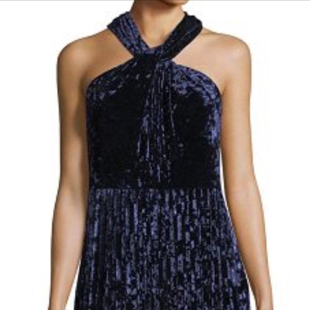 Kobi Halperin Navy formal Dress